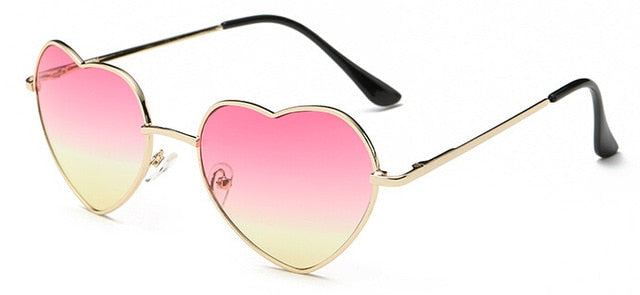 Rimless Heart Shaped Sunglasses