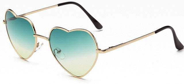 Rimless Heart Shaped Sunglasses