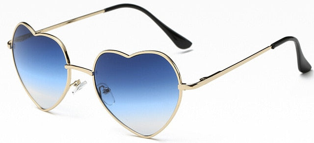 Rimless Heart Shaped Sunglasses