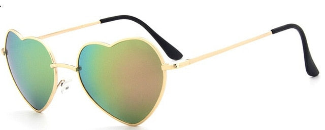 Rimless Heart Shaped Sunglasses