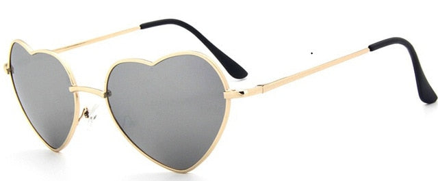 Rimless Heart Shaped Sunglasses