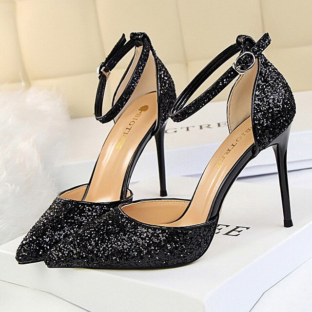 Pointed Toe Wedding Women High Heels Pumps