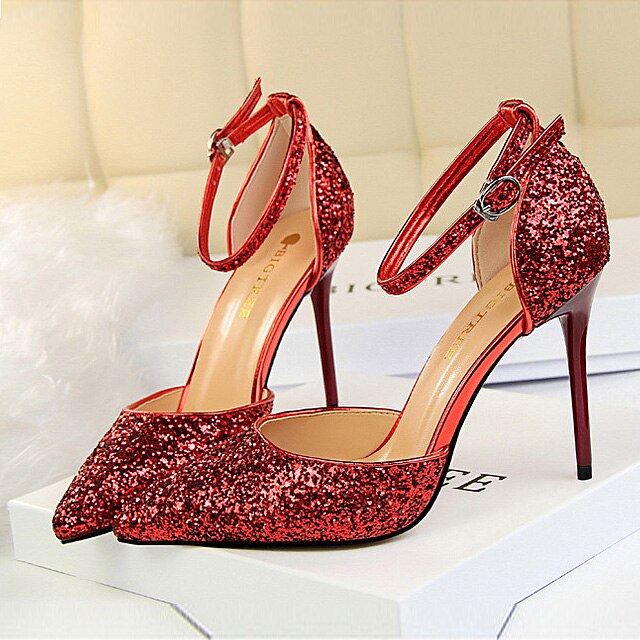 Pointed Toe Wedding Women High Heels Pumps