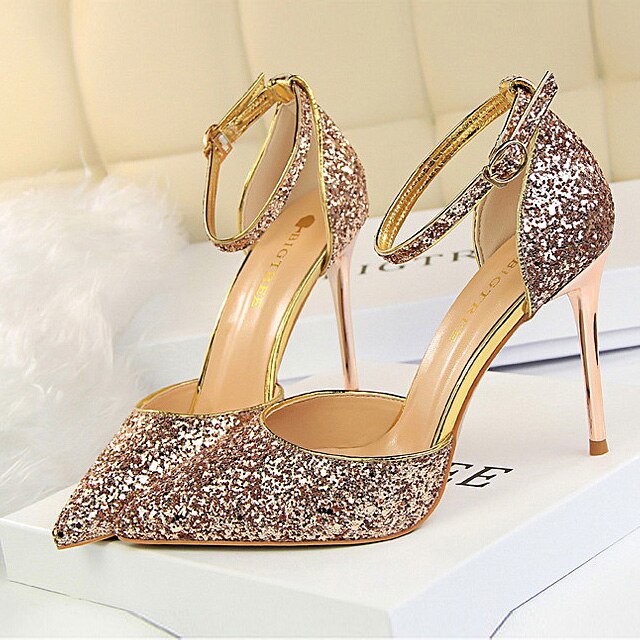 Pointed Toe Wedding Women High Heels Pumps