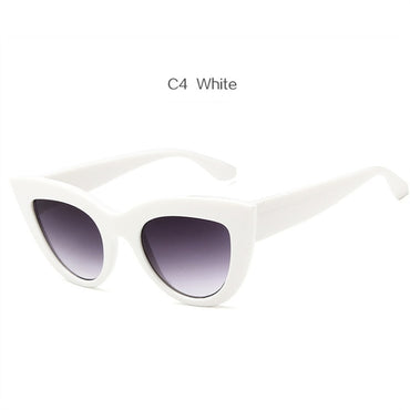 Luxury Women Cat Eye Vintage Mirror Sunglasses