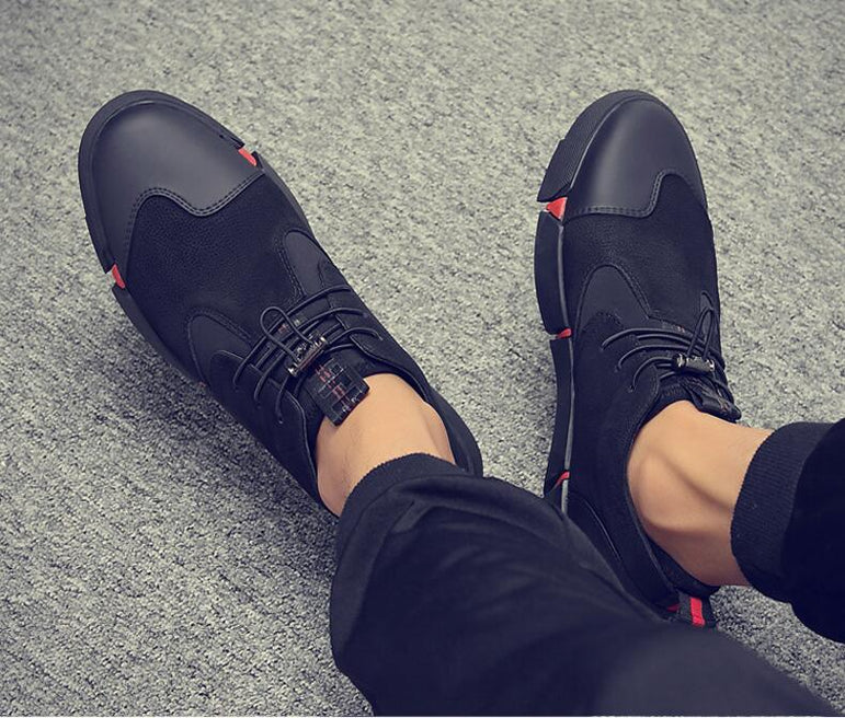 Casual Leather Lace Up sneaker