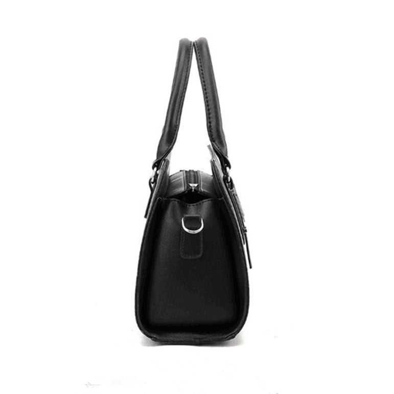 Leather Bow knot Shoulder Tote Handbag