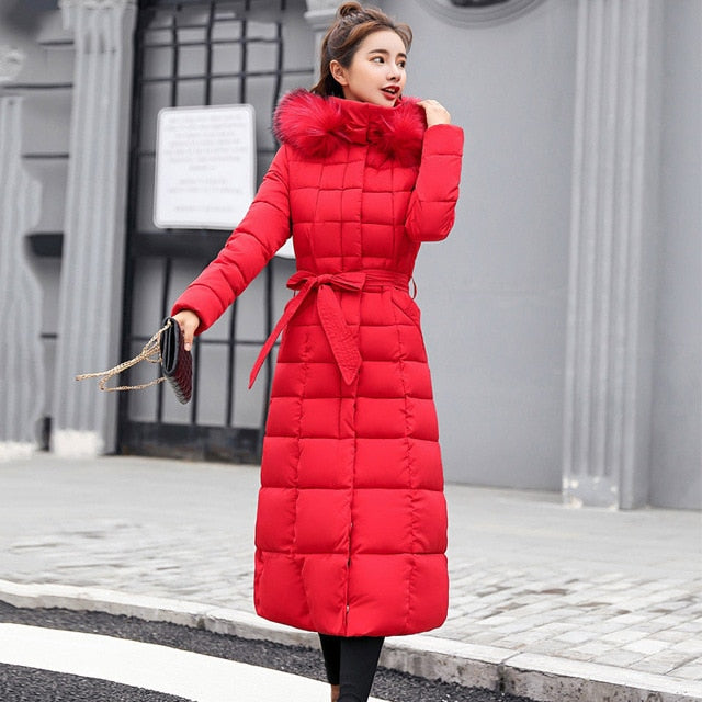 Cotton Padded Warm Thicken Slim Women Winter Jacket