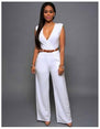 Casual Rompers High Waist  Wide leg pants jumpsuit