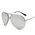 Luxury Oversize Mirror Sunglasses