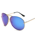 Luxury Oversize Mirror Sunglasses