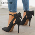 Pointed Toe Buckle Strap Butterfly High Heels