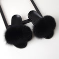 Luxury Real Fox Furry Fur Slippers