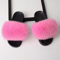 Luxury Real Fox Furry Fur Slippers