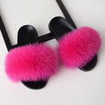 Luxury Real Fox Furry Fur Slippers