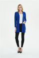 Elegant Pocket Cardigan Women Long Sleeve Jacket