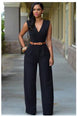 Casual Rompers High Waist  Wide leg pants jumpsuit