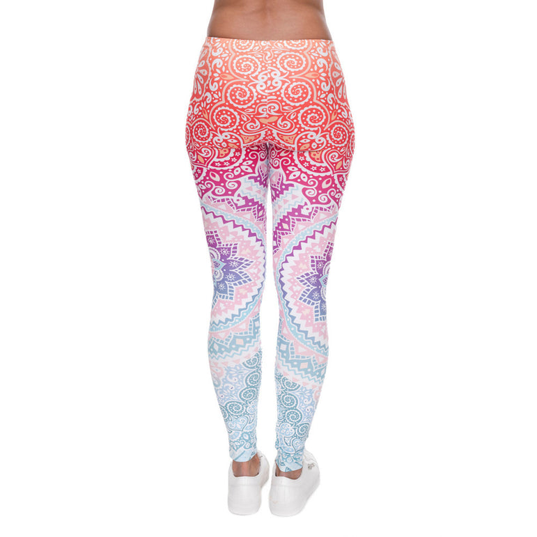 High Waist Round Ombre Legging