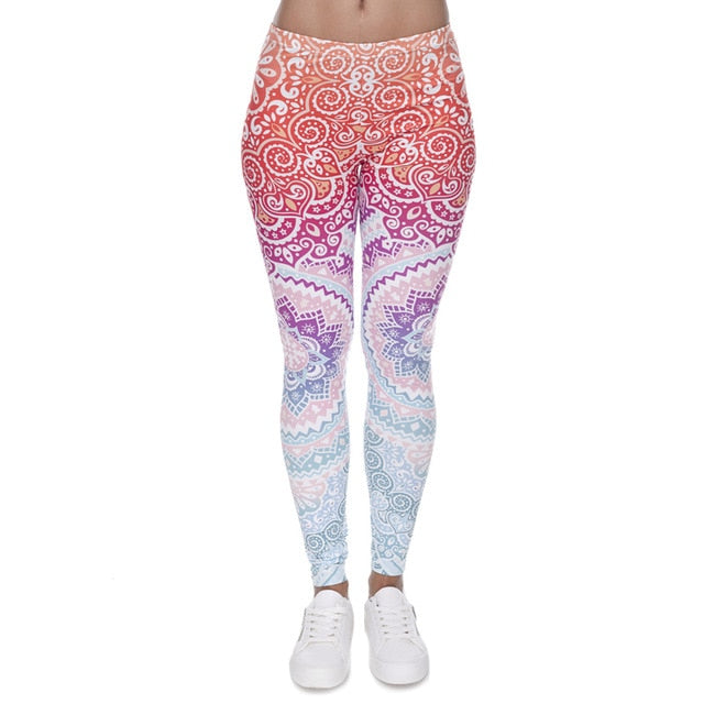 High Waist Round Ombre Legging