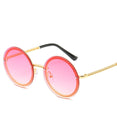 Luxury Rimless Round Sunglasses