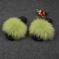 Warm Big Fluffy Fur Slipper