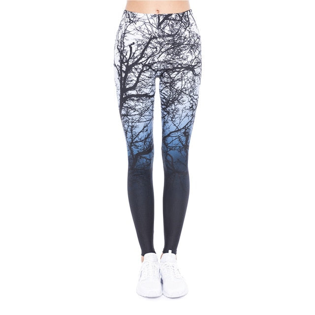 High Waist Round Ombre Legging